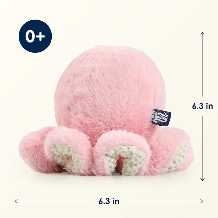 Olivia Octopus Stuffed Animal view 2