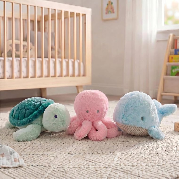 Olivia Octopus Stuffed Animal view 3